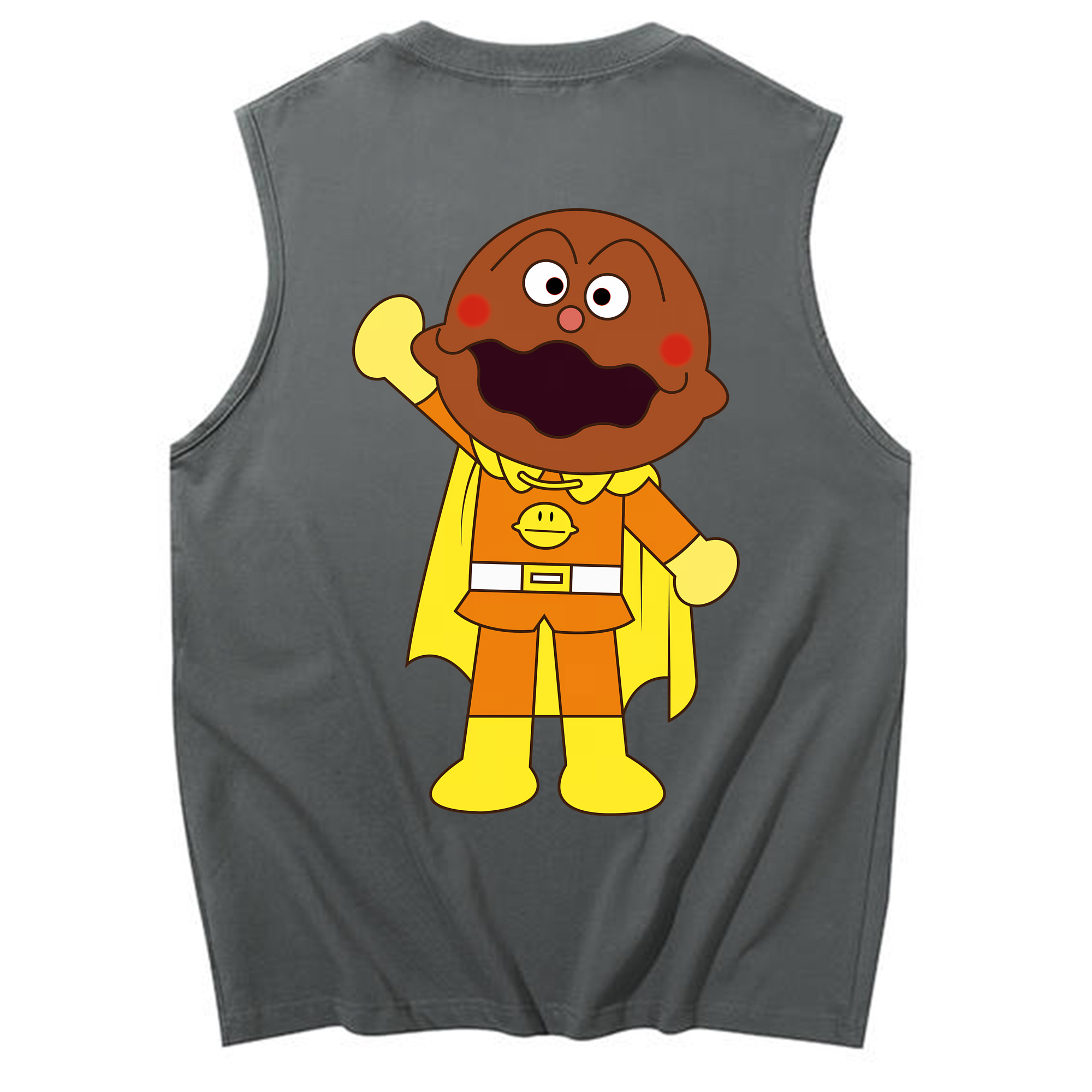 （画像用） アンパンマン Anpanman コットン100％タンクトップ（背面プリント）
